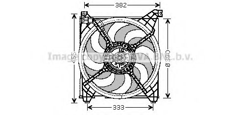 Imagine Ventilator, radiator AVA QUALITY COOLING HY7509