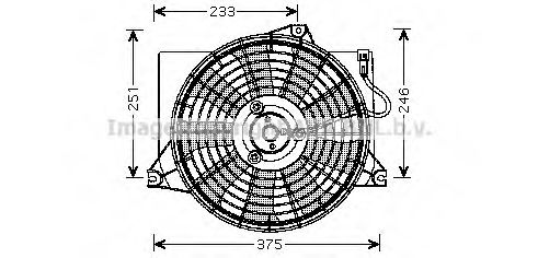 Imagine Ventilator, radiator AVA QUALITY COOLING HY7521