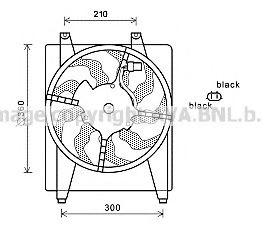 Imagine Ventilator, radiator AVA QUALITY COOLING HY7535