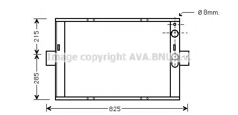 Imagine Radiator, racire motor AVA QUALITY COOLING IV2062