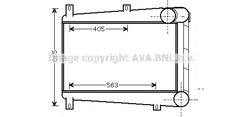 Imagine Intercooler, compresor AVA QUALITY COOLING IV4007