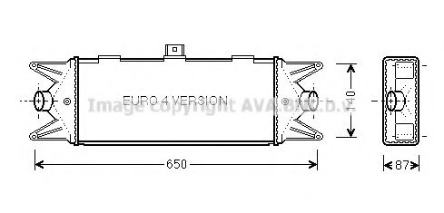 Imagine Intercooler, compresor AVA QUALITY COOLING IV4045