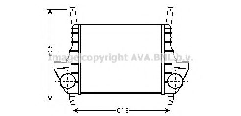 Imagine Intercooler, compresor AVA QUALITY COOLING IV4079