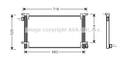 Imagine Condensator, climatizare AVA QUALITY COOLING IV5044