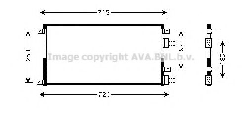 Imagine Condensator, climatizare AVA QUALITY COOLING IV5058