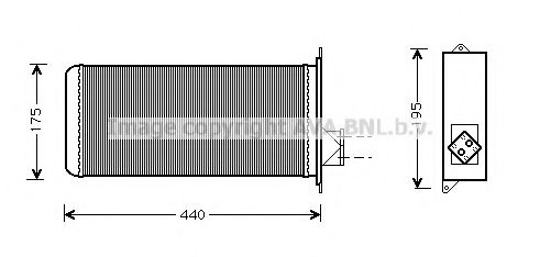 Imagine Schimbator caldura, incalzire habitaclu AVA QUALITY COOLING IV6015