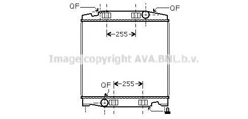 Imagine Radiator, racire motor AVA QUALITY COOLING IVA2068