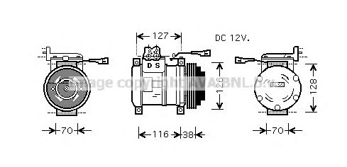 Imagine Compresor, climatizare AVA QUALITY COOLING IVK075