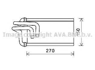 Imagine Schimbator caldura, incalzire habitaclu AVA QUALITY COOLING JE6070