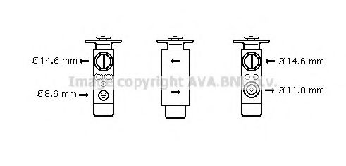 Imagine Supapa expansiune, clima AVA QUALITY COOLING JR1046