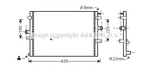 Imagine Intercooler, compresor AVA QUALITY COOLING JR4045