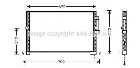 Imagine Condensator, climatizare AVA QUALITY COOLING JRA5032