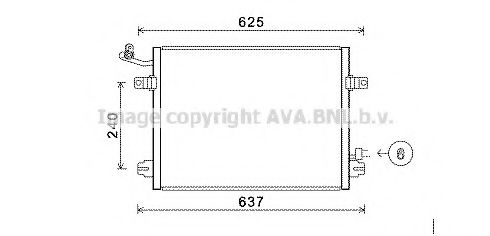 Imagine Condensator, climatizare AVA QUALITY COOLING JRA5048