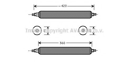 Imagine uscator,aer conditionat AVA QUALITY COOLING JRD003