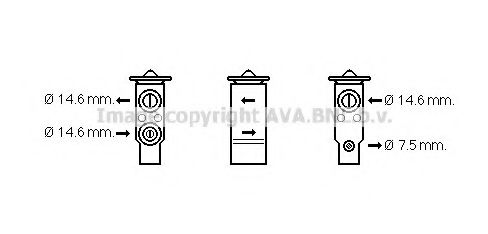 Imagine Supapa expansiune, clima AVA QUALITY COOLING KA1184