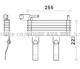 Imagine Radiator racire ulei, cutie de viteze automata AVA QUALITY COOLING KA3228