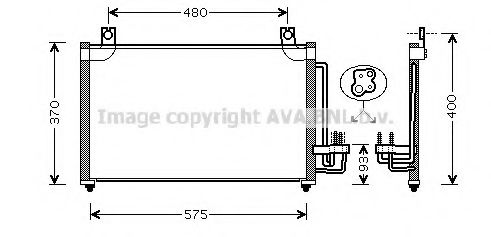 Condensator, climatizare AVA QUALITY COOLING KA5031
