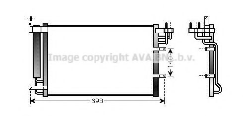 Imagine Condensator, climatizare AVA QUALITY COOLING KA5093D