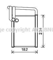 Imagine Schimbator caldura, incalzire habitaclu AVA QUALITY COOLING KA6259