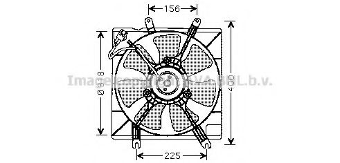 Imagine Ventilator, radiator AVA QUALITY COOLING KA7501