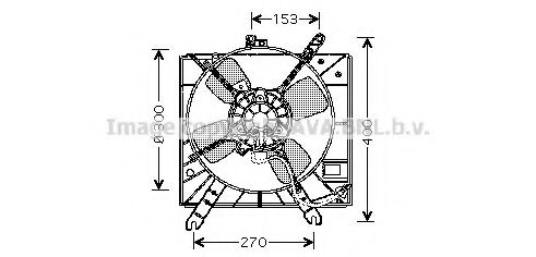 Imagine Ventilator, radiator AVA QUALITY COOLING KA7507