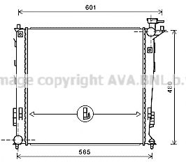 Imagine Radiator, racire motor AVA QUALITY COOLING KAA2239