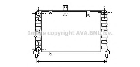 Imagine Radiator, racire motor AVA QUALITY COOLING LC2025