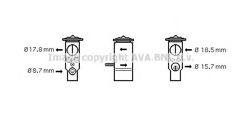 Imagine Supapa expansiune, clima AVA QUALITY COOLING MC1005