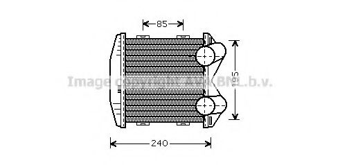 Imagine Intercooler, compresor AVA QUALITY COOLING MC4003