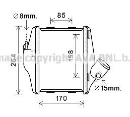 Imagine Intercooler, compresor AVA QUALITY COOLING MC4016