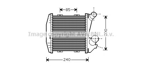 Imagine Intercooler, compresor AVA QUALITY COOLING MCA4004