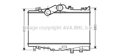 Imagine Intercooler, compresor AVA QUALITY COOLING ME4224