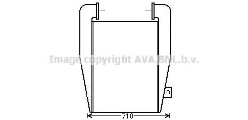 Imagine Intercooler, compresor AVA QUALITY COOLING ME4241