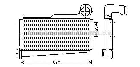 Imagine Intercooler, compresor AVA QUALITY COOLING MEA4225