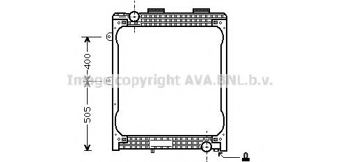 Imagine Radiator, racire motor AVA QUALITY COOLING MN2007