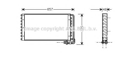 Imagine Condensator, climatizare AVA QUALITY COOLING MN5031