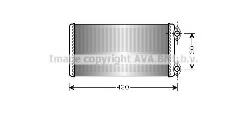 Imagine Schimbator caldura, incalzire habitaclu AVA QUALITY COOLING MN6030