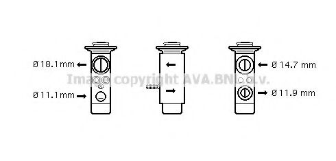 Imagine Supapa expansiune, clima AVA QUALITY COOLING MS1112