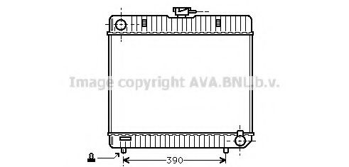 Imagine Radiator, racire motor AVA QUALITY COOLING MS2042