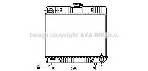 Imagine Radiator, racire motor AVA QUALITY COOLING MS2043