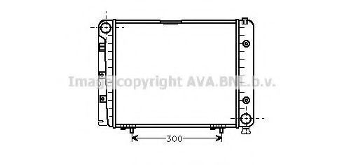 Imagine Radiator, racire motor AVA QUALITY COOLING MS2066