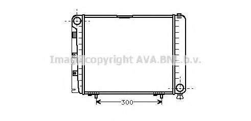 Imagine Radiator, racire motor AVA QUALITY COOLING MS2079