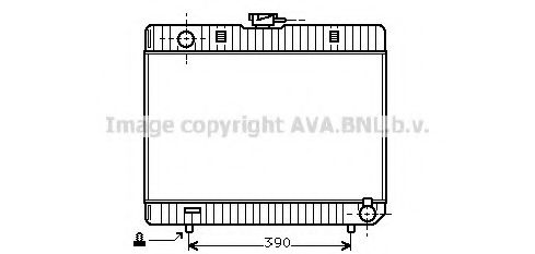 Imagine Radiator, racire motor AVA QUALITY COOLING MS2103