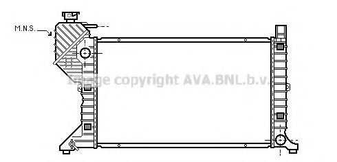 Imagine Radiator, racire motor AVA QUALITY COOLING MS2183