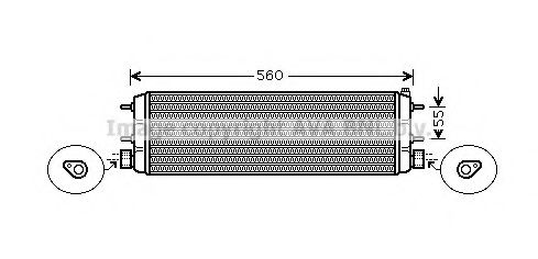 Imagine Radiator ulei, ulei motor AVA QUALITY COOLING MS3387