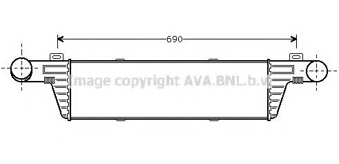 Imagine Intercooler, compresor AVA QUALITY COOLING MS4224