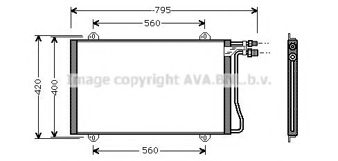 Imagine Condensator, climatizare AVA QUALITY COOLING MS5219