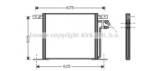 Imagine Condensator, climatizare AVA QUALITY COOLING MS5220