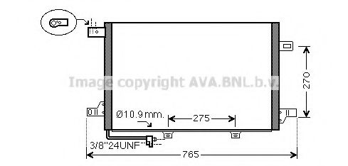 Imagine Condensator, climatizare AVA QUALITY COOLING MS5382