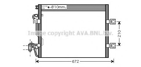 Imagine Condensator, climatizare AVA QUALITY COOLING MS5392